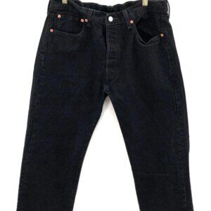 Levi Strauss & Co. (Levi's) Men's 501 Denim Jeans - Black - Size 34X34